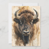 Buffel Totem Spirit Animal Betekenis Kaart (Voorkant)