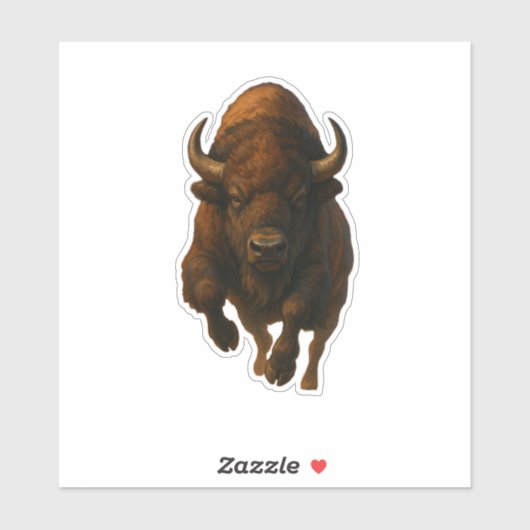 Buffel Uitsnijdbare Sticker (Vel)