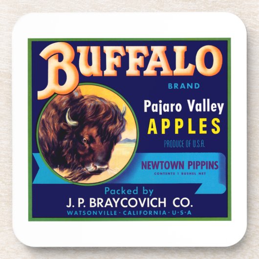 Buffelappels Onderzetter (Voorkant)