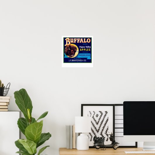 Buffelappels Poster (Thuiskantoor)