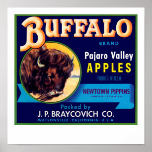 Buffelappels Poster