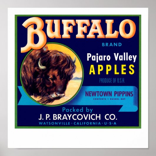 Buffelappels Poster (Voorkant)