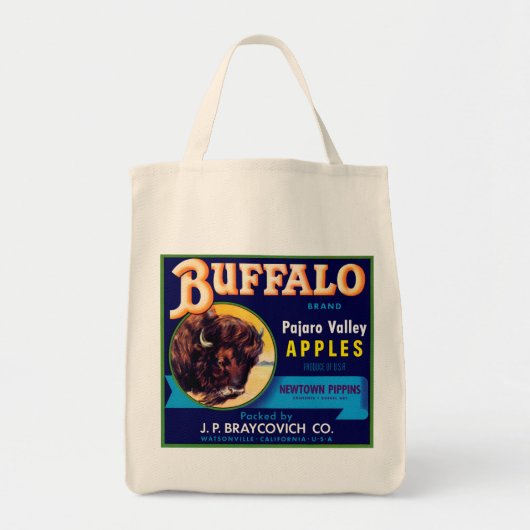 Buffelappels Tote Bag (Voorkant)