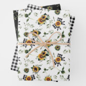 Buffelbakken en zonnebloempitten voor verpakkingsp inpakpapier vel (In situ)