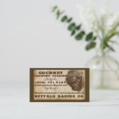 buffelbakken visitekaartje (Staand voorkant)