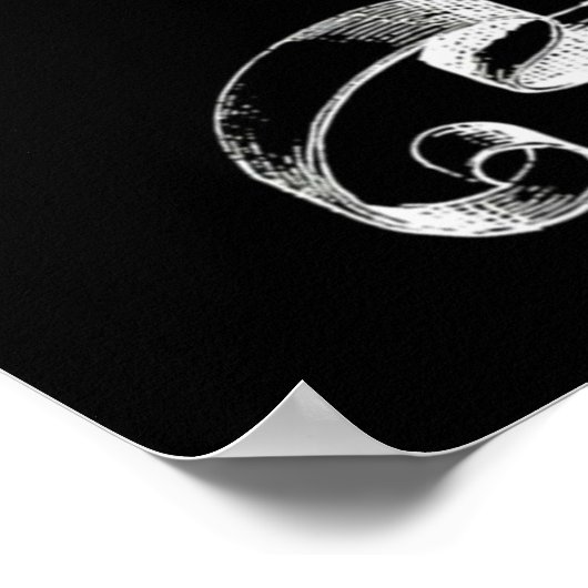 Buffelbalkblaasfunctie Poster (Hoek)