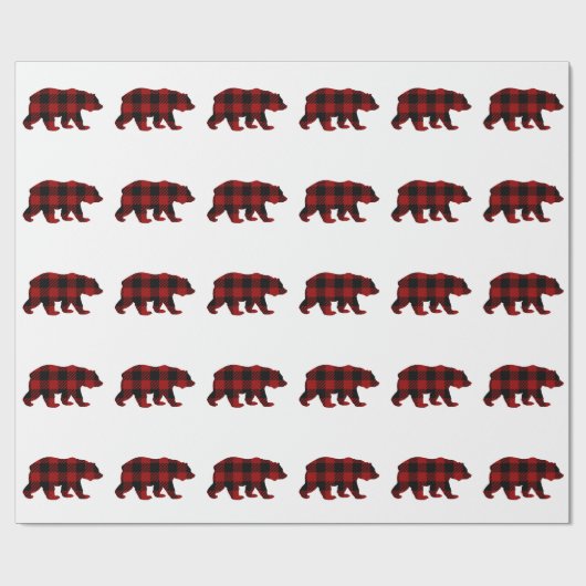 Buffelbetonpapier voor Beren Cadeaupapier (Vlak)