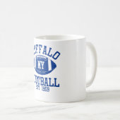 Buffelbiet Football Fan Gift Cadeau Idee Koffiemok (Voorkant rechts)