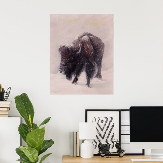 Buffelblad Poster (Thuiskantoor)