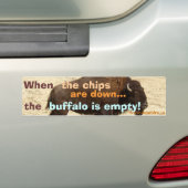 BuffelBumpersticker Bumpersticker (Op auto)
