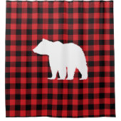 Buffelcontrole Beer Wilderness Cabine Douchegordijn (Voorkant)