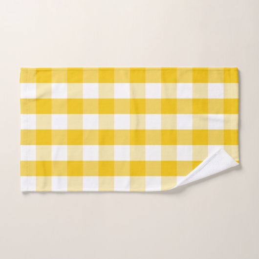 Buffelcontrole - Gele mosterdkeukenset Bad Handdoek (Handdoek)