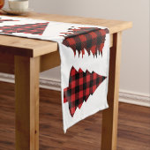 Buffelcontrole kerstboompatroon medium tafelloper (Voorbeeld)