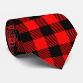 Buffelcontrole Mode Lumberjack geplakt decor Stropdas (Opgerold)