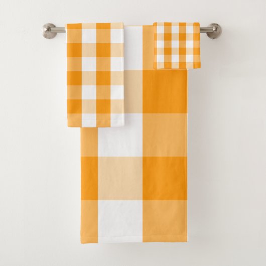 Buffelcontrole - Oranje set van Citrus Bath Bad Handdoek (Insitu)