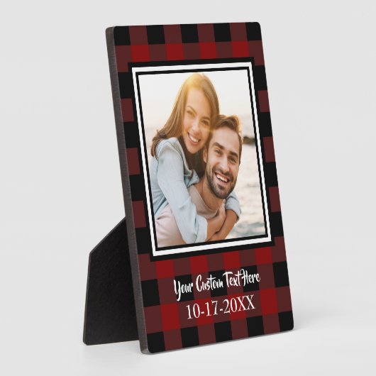 Buffelcontrole Vastgelegd Voeg UW Aangepaste Sjabl Fotoplaat (Zijkant)