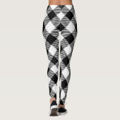 buffelcontrole, zwart-wit patroon leggings (Achterkant)