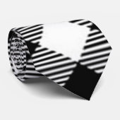 buffelcontrole, zwart-wit stropdas (Opgerold)