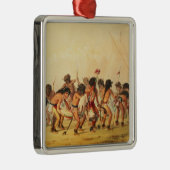 Buffeldans, c.1832 metalen ornament (Rechts)