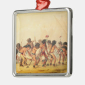 Buffeldans, c.1832 metalen ornament (Links)