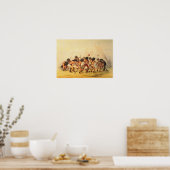 Buffeldans, c.1832 poster (Keuken)