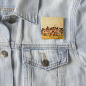 Buffeldans, c.1832 vierkante button 5,1 cm (In situ)