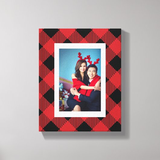 Buffelfoto afspelen canvas afdruk (Voorkant)