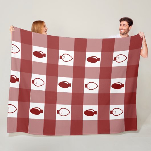 Buffelgarnaal voor kerstbulten fleece deken (In situ)