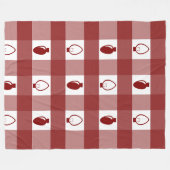Buffelgarnaal voor kerstbulten fleece deken (Voorkant (Horizontaal))