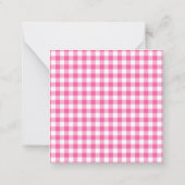 Buffelgebonden persoonlijke cadeaubehuizing Kaarte Notitiekaartje (Achterkant)