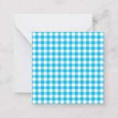 Buffelgebonden persoonlijke cadeaubehuizing Kaarte Notitiekaartje (Achterkant)