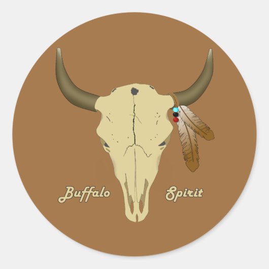 Buffelgedistilleerde Stickers (Voorkant)