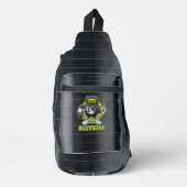 Buffeline Gym Kettlebell Karakter Duffel Bag Sling Bag (Voorkant)