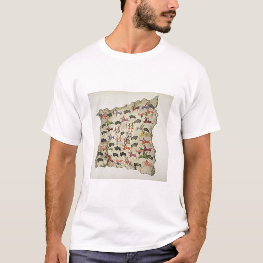 Buffeljacht (pigment op elandhuid) t-shirt (Voorkant)