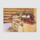 “Buffeljapon” door Charles M Russell Tissuepapier (Voorkant)