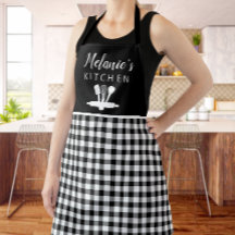 Buffelkeukengereedschap en naam plakken