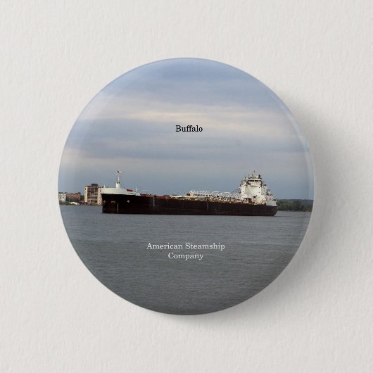 Buffelknop Ronde Button 5,7 Cm (Voorkant)