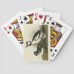 Buffelkop Duck van Audubon's Birds of America Pokerkaarten