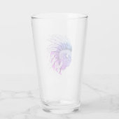 Buffelkop met indiaans adres glas (Achterkant)