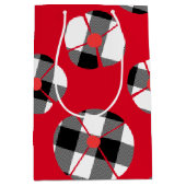 Buffellakventiel op rood medium cadeauzakje (Voorkant)