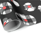 Buffellakventiel op zwart cadeaupapier (Rol Hoek)