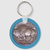 Buffelnikkel 2 sleutelhanger (Voorkant)