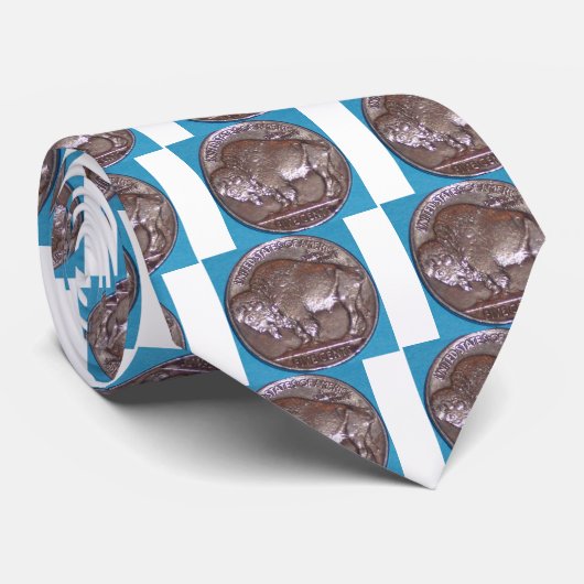 Buffelnikkel Stropdas (Opgerold)