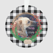 Buffelo Aangepaste dosis foto Acrylversiering Ornament (voorkant)