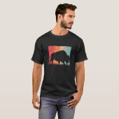 Buffelo Retro Bizon Vintage   T-shirt (Voorkant volledig)