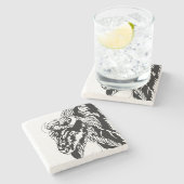 BuffelOnderzetter Stenen Onderzetter (Zijkant)