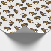 Buffelpapier voor houtbadge cadeaupapier (Hoek)