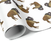 Buffelpapier voor houtbadge cadeaupapier (Rol Hoek)