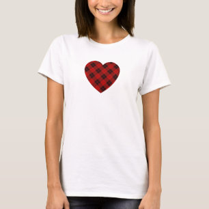 Buffelpijn Hart-, hartslag-, hart- en galaandoenin T-shirt