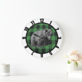 Buffelplaat Beer Man Groot klok (Huis)